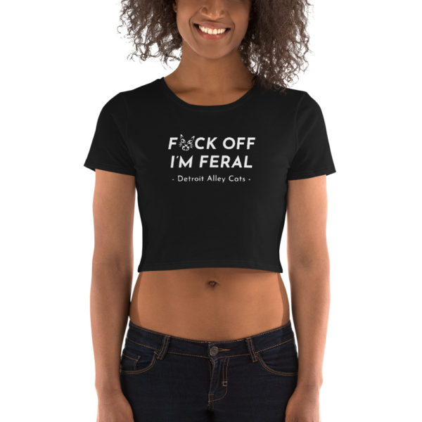 F*ck Off I'm Feral Crop Top - Image 2