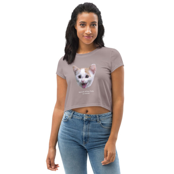 Happy Kitten Crop Top - Image 2