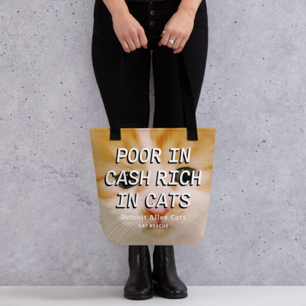 Rich in Cats Tote - Image 2