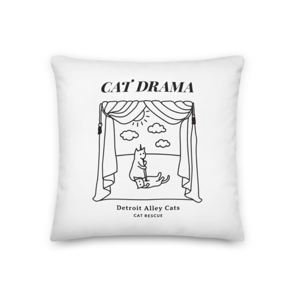 Cat Drama Pillow