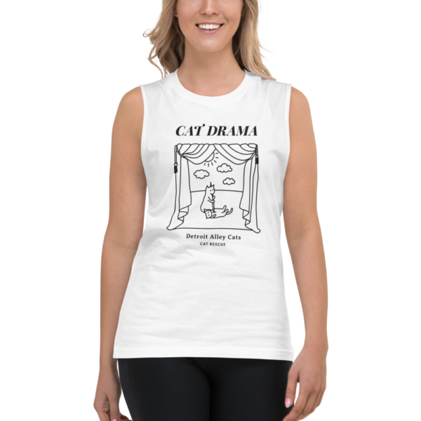 Cat Drama Muscle Tee - Image 2